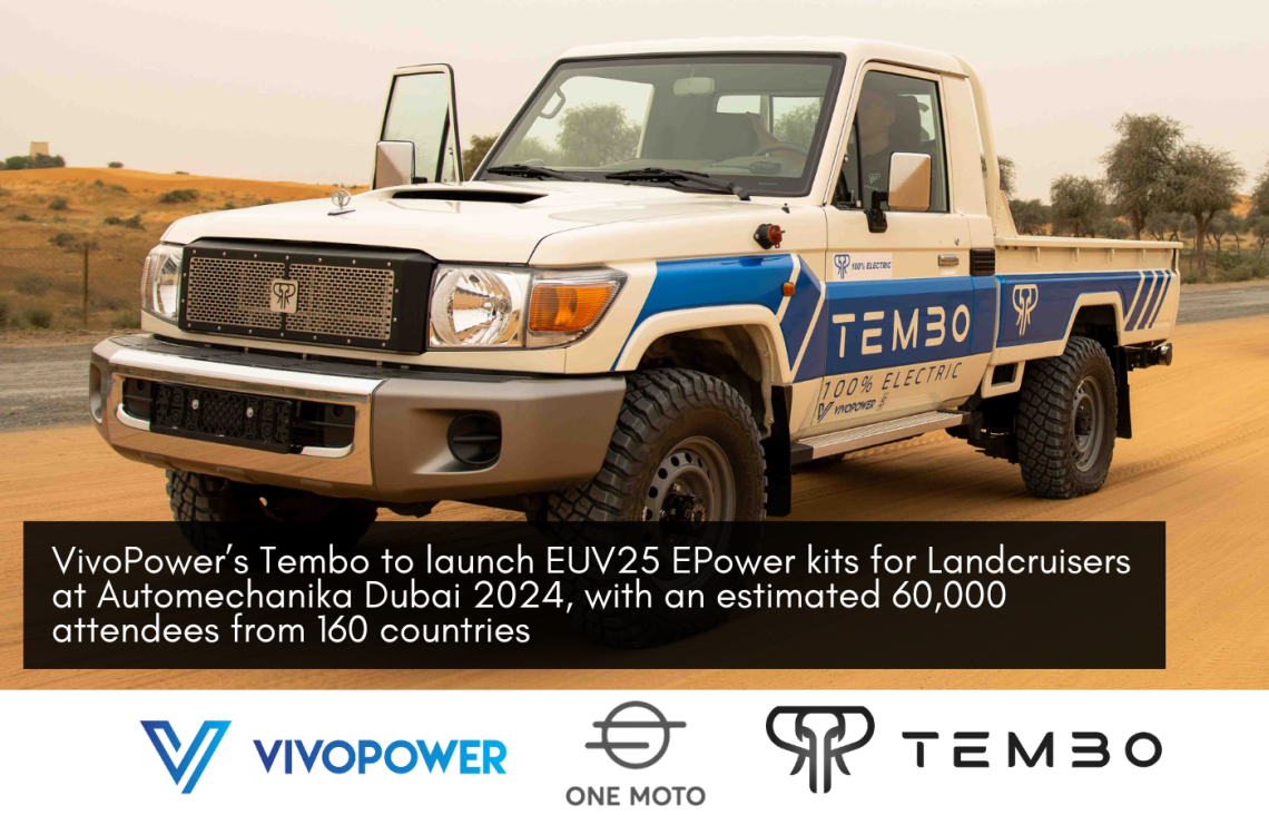 VivoPower - Social Media - Tembo EUV25 EPower Automechanika 2