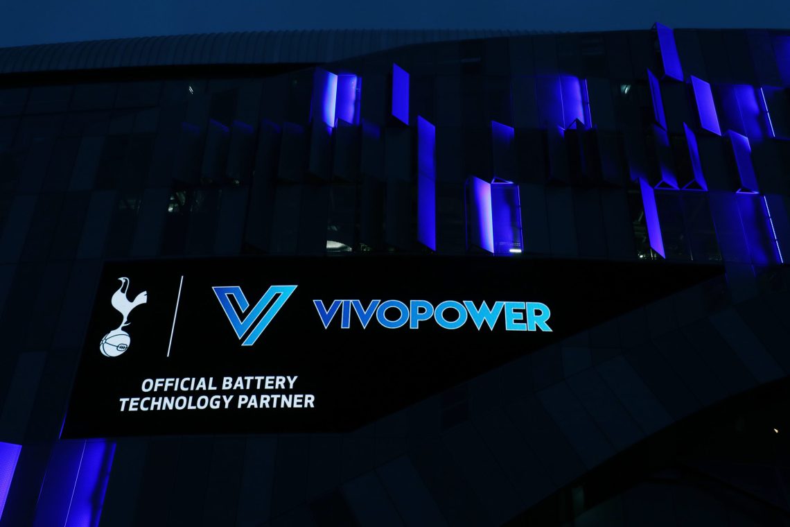 VivoPower named Official Battery Technology Partner for Tottenham Hotspur